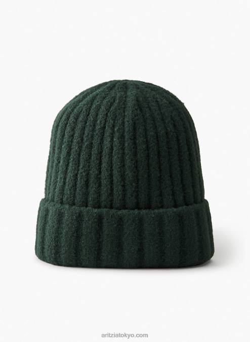 リブニット シェニール ビーニー P2L8010437 Aritzia Snowed In Hat