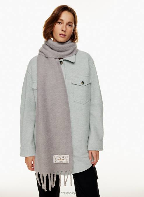 フリンジ付きウールスカーフ P2L8010501 Aritzia Geneva Scarf
