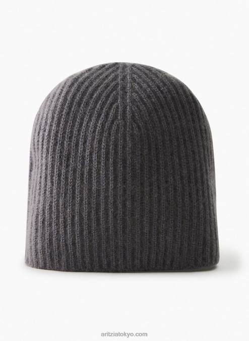 カシミヤ ビーニー P2L8010569 Aritzia Luxe カシミヤ リブ ビーニー