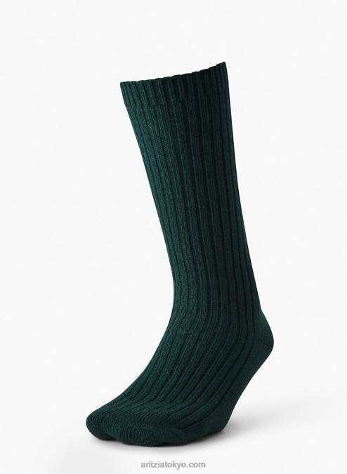 リブ クルー ソックス P2L8010645 Aritzia アンワインド クルー ソックス