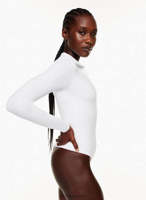 長袖カラードボディスーツ P2L801075 Aritzia Contour Polo Longsleeve Bodysuit
