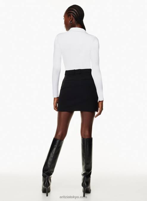 長袖カラードボディスーツ P2L801075 Aritzia Contour Polo Longsleeve Bodysuit