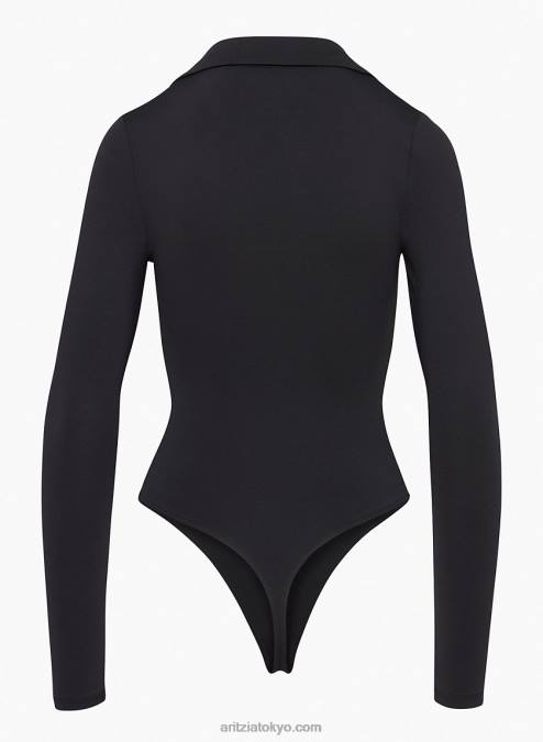 長袖カラードボディスーツ P2L801076 Aritzia Contour Polo Longsleeve Bodysuit