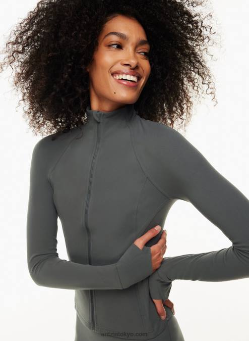 スリムフィット モックネック ジップアップ P2L8010853 Aritzia Tna Parallel Zip-Up