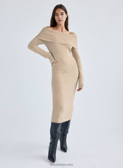 オフショルダーセータードレス P2L8011031 Aritzia Dossier ドレス
