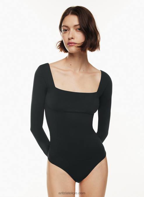 スクエアネック ロングスリーブ ボディスーツ P2L8011039 Aritzia Contour スクエアネック ロングスリーブ ボディスーツ