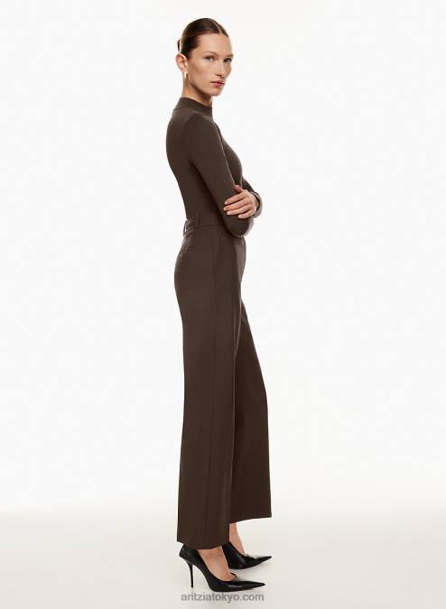 モックネック ロングスリーブ P2L801113 アリツィア アストリッド スカルプト ニット モックネック ロングスリーブ