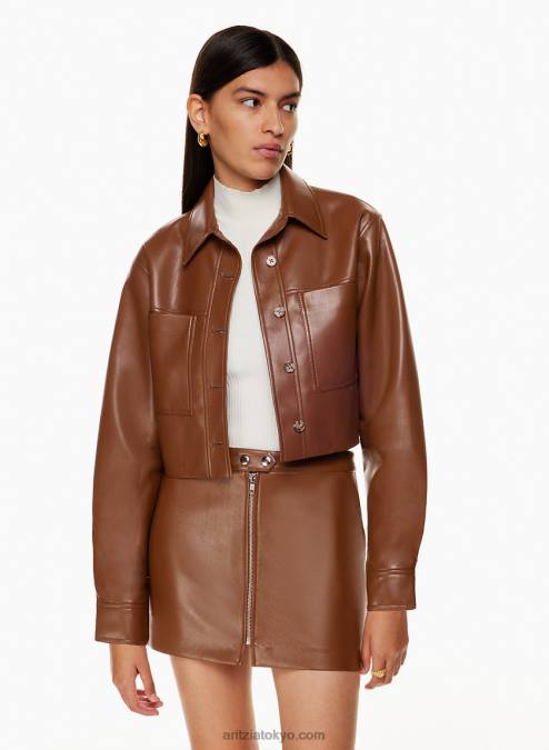 ボタンアップ ジャケット P2L8011366 Aritzia リトル クロップド ジャケット