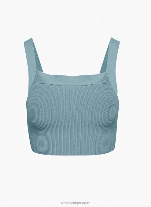 リブスクエアネックタンク P2L801288 Aritzia Getty Sculpt ニットタンク