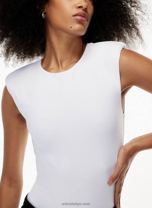 ショルダーパッド付きタンクトップボディスーツ P2L801607 Aritzia Contour Shoulder Pad Bodysuit