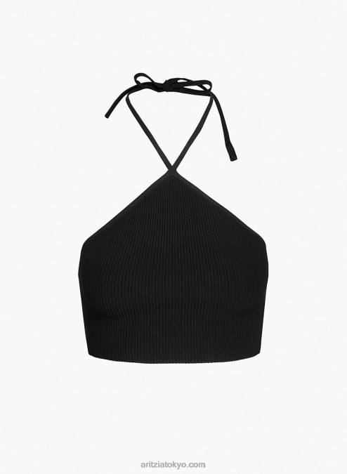 クロップドホルタートップ P2L801700 Aritzia Sculpt Knit クロップドホルタートップ