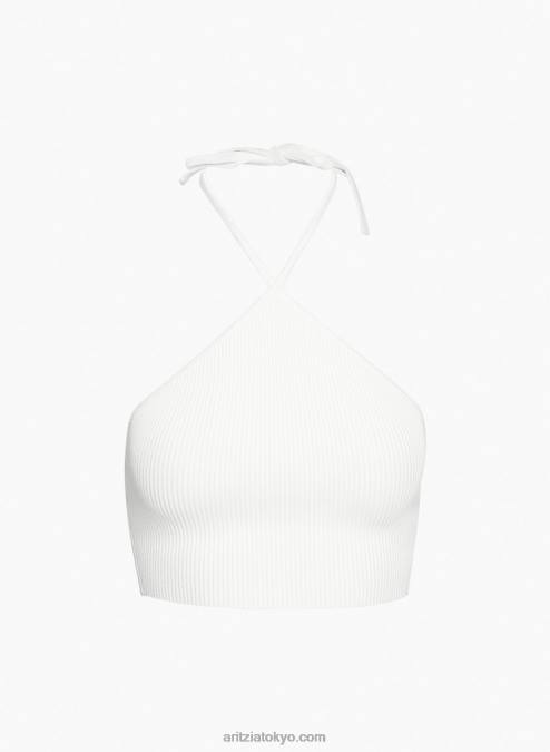 クロップドホルタートップ P2L801701 Aritzia Sculpt Knit クロップドホルタートップ