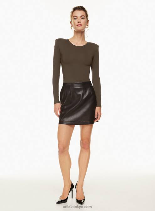 ショルダーパッド付き長袖ボディスーツ P2L801749 Aritzia Contour Shoulder Pad Longsleeve Bodysuit
