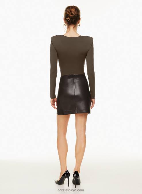 ショルダーパッド付き長袖ボディスーツ P2L801749 Aritzia Contour Shoulder Pad Longsleeve Bodysuit