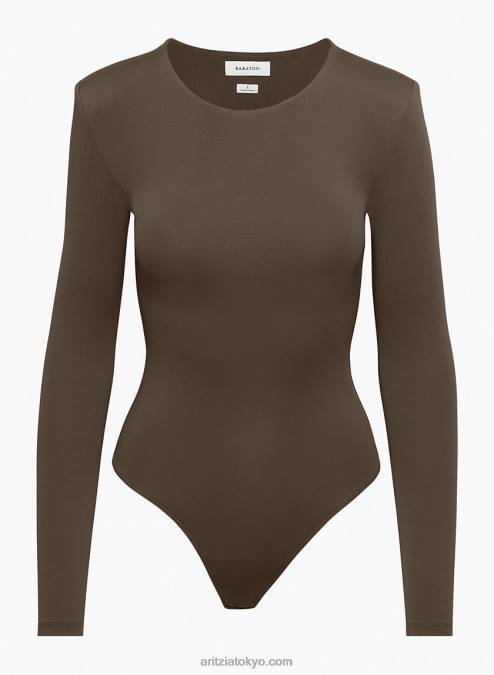 ショルダーパッド付き長袖ボディスーツ P2L801749 Aritzia Contour Shoulder Pad Longsleeve Bodysuit