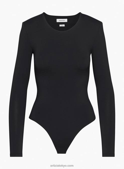 ショルダーパッド付き長袖ボディスーツ P2L801754 Aritzia Contour Shoulder Pad Longsleeve Bodysuit