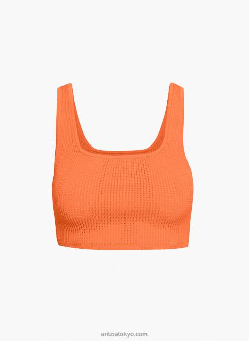 リブスクエアネックタンク P2L801797 Aritzia Sculpt Knit Squareneck Cropped Tank