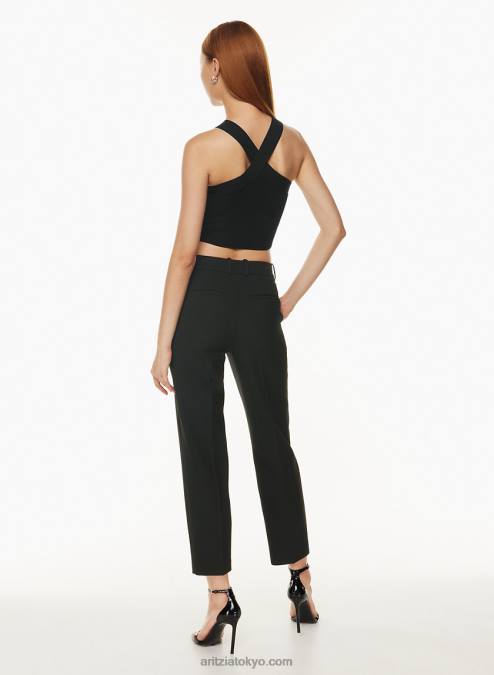 リブホルタートップ P2L80199 アリツィアスカルプトニットクリスクロスクロップドタンク