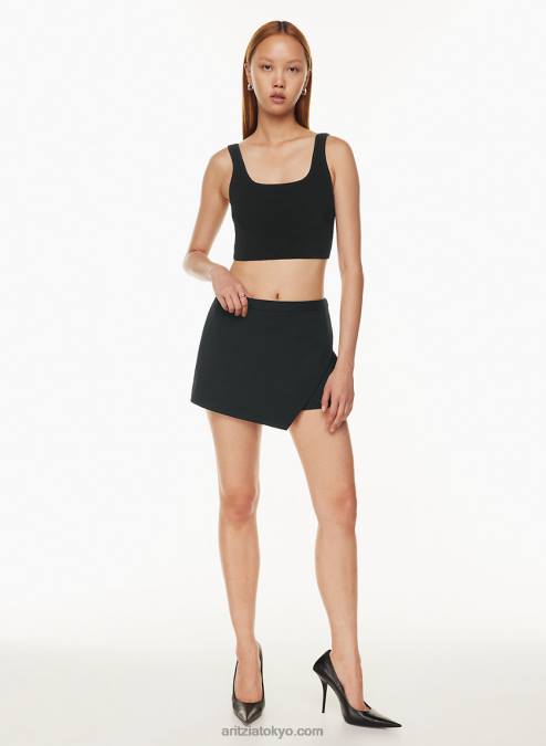 クロップドリブタンクトップ P2L80217 Aritzia Sculpt Knit Squareneck Cropped Tank