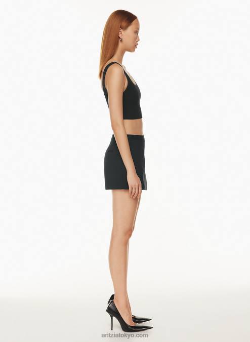 クロップドリブタンクトップ P2L80217 Aritzia Sculpt Knit Squareneck Cropped Tank
