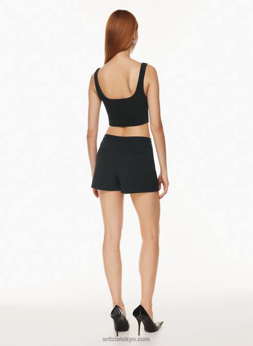 クロップドリブタンクトップ P2L80217 Aritzia Sculpt Knit Squareneck Cropped Tank