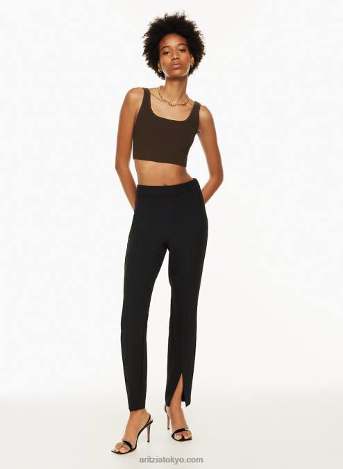 クロップドリブタンクトップ P2L80220 Aritzia Sculpt Knit Squareneck Cropped Tank