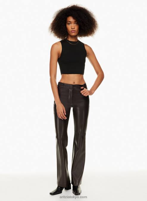 クロップド リブニット クルーネック タンクトップ P2L802207 Aritzia Reso セーター