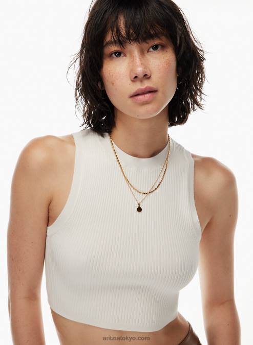 クロップド クルーネック セーター タンク P2L802209 Aritzia Reso セーター