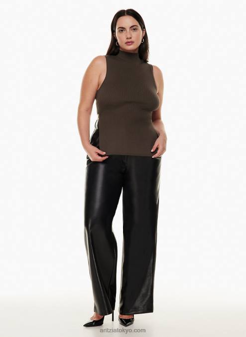 バックカットアウト付きモックネックタンク P2L802327 Aritzia Back-Tie Tank