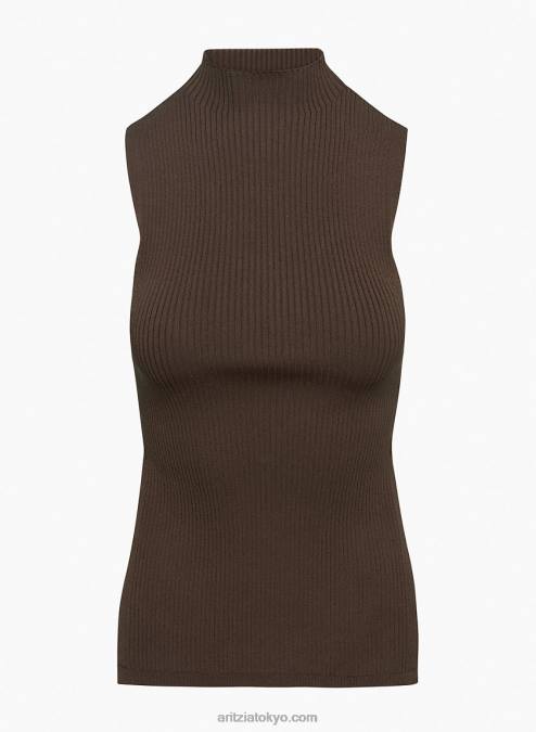 バックカットアウト付きモックネックタンク P2L802327 Aritzia Back-Tie Tank
