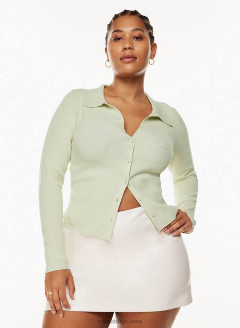 ボタンアップ ポロ セーター P2L802692 Aritzia Cove セーター
