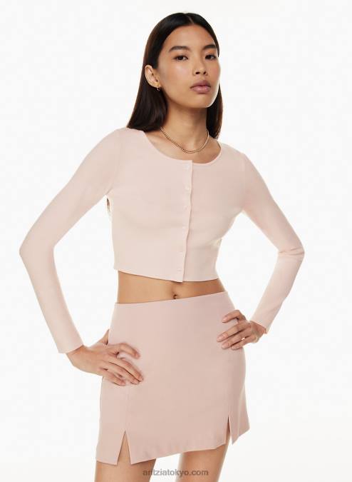クロップド ボタンアップ カーディガン P2L802772 Aritzia Izzy カーディガン