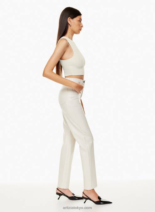 クルーネック レーサーバック タンクトップ P2L80302 Aritzia Sculpt Knit Racer Cropped Tank