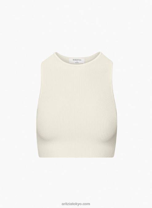 クルーネック レーサーバック タンクトップ P2L80302 Aritzia Sculpt Knit Racer Cropped Tank