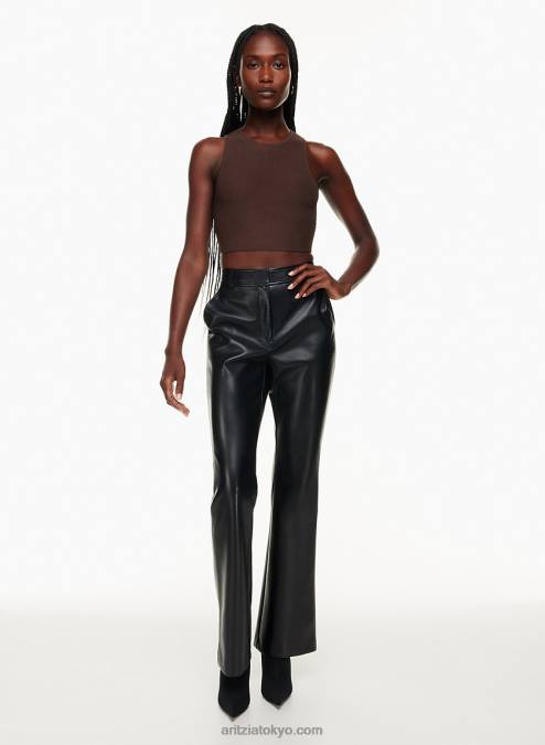 クルーネック レーサーバック タンクトップ P2L80303 Aritzia Sculpt Knit Racer Cropped Tank
