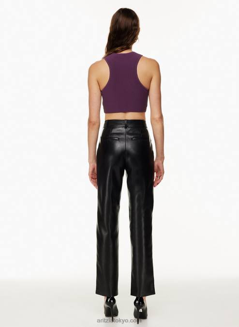 クルーネック レーサーバック タンクトップ P2L80305 Aritzia Sculpt Knit Racer Cropped Tank