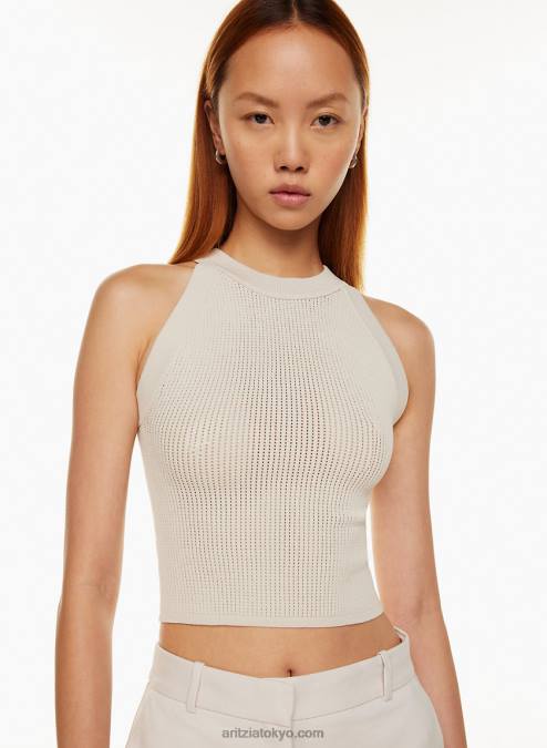 リブホルターネックタンク P2L803083 Aritzia New Sculpt Knit Halter Top