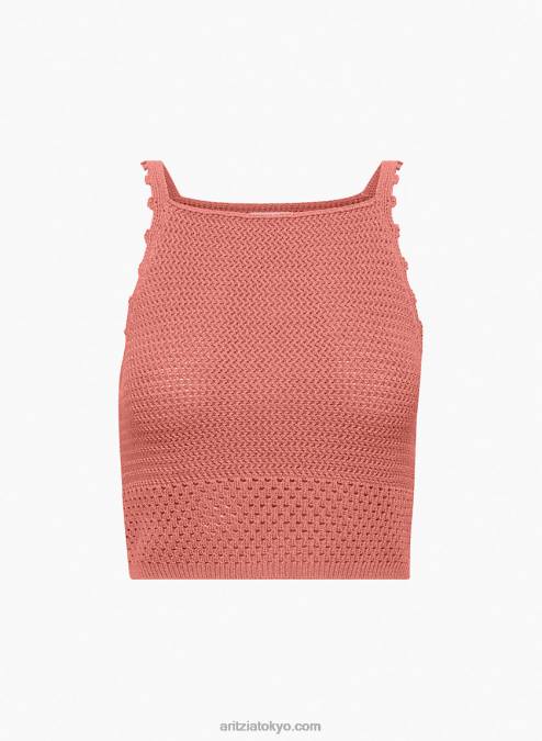 かぎ針編みタンクトップ P2L803167 Aritzia サンセットトップ
