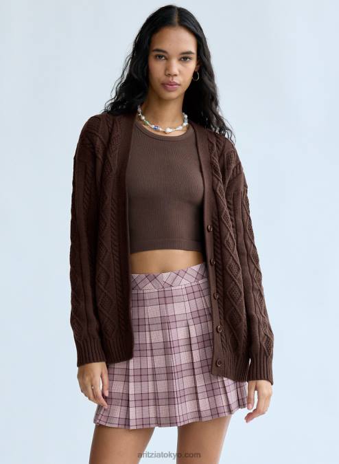 リラックス ケーブルニット カーディガン P2L803207 Aritzia Lamora カーディガン