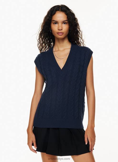 ケーブルニット セーター ベスト P2L803355 Aritzia Winston Sweater Vest