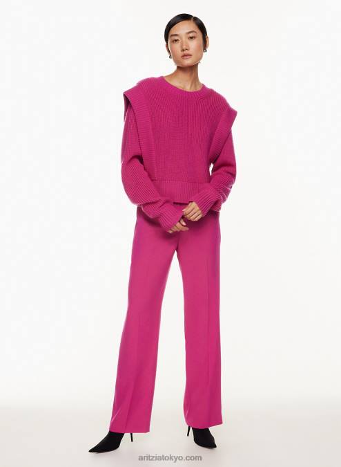 ショルダーパッド付きメリノウールセーター P2L803397 Aritzia Grazia セーター