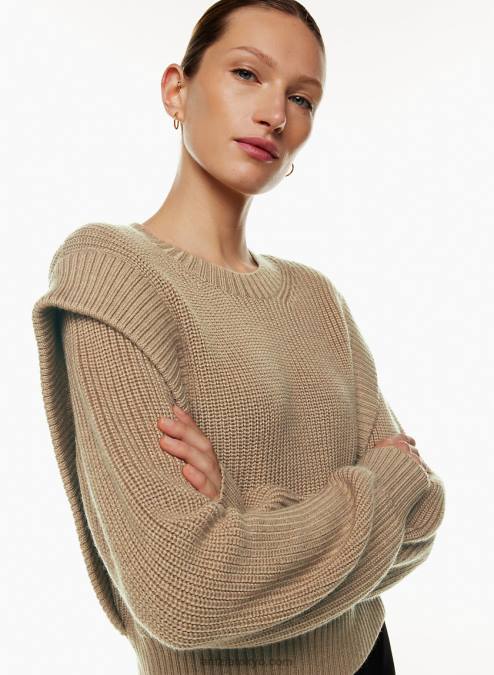 ショルダーパッド付きメリノウールセーター P2L803400 Aritzia Grazia Sweater