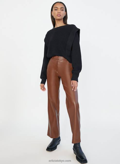 ショルダーパッド付きメリノウールセーター P2L803401 Aritzia Grazia セーター