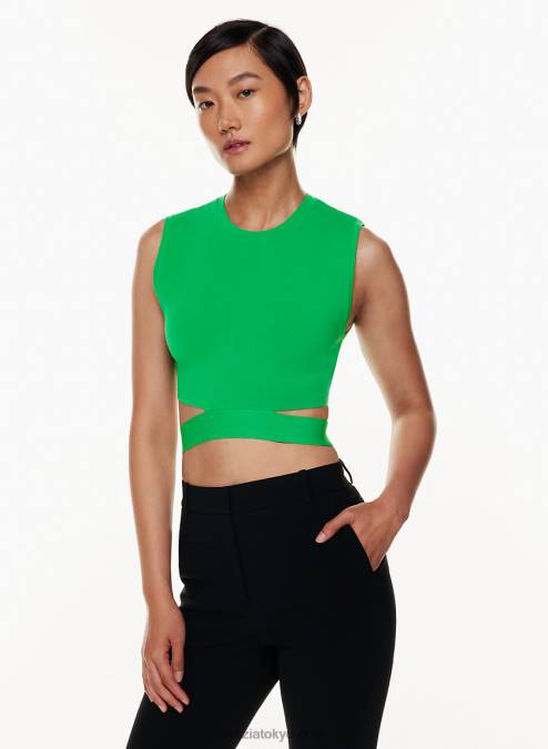 クロップド カットアウト ノースリーブ セーター P2L803457 Aritzia Retrospect ノースリーブ セーター