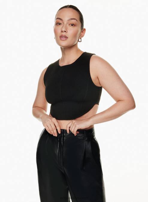 ニットクルーネックタンクトップ P2L803599 Aritzia Gallery Sculpt ニットシームタンク