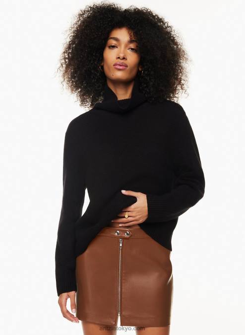 メリノウール＆コットン モックネックセーター P2L803662 Aritzia Cyprie Sweater
