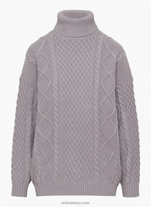 ケーブルニット タートルネック セーター P2L803679 Aritzia Peggy タートルネック セーター