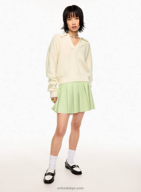 オープンネックポロセーター P2L803776 Aritzia Lottie Sweater