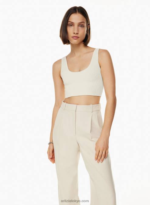 スクープネックニットタンク P2L80378 Aritzia Sculpt Knit スクープネッククロップドタンク