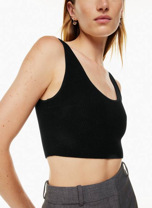 スクープネックニットタンク P2L80379 Aritzia Sculpt Knit スクープネッククロップドタンク